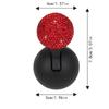 Car Push To Start Button Rocker Decorative One-Button Start Rhinestone Ball-bar Rocker Joystick Car interior styling Accessories