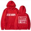Jessie Murph Hip Hop Hoodie Printed Gothic Long-sleeved Hoodie Grunge Clothing Vintage Moletom Hoodie