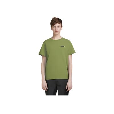 Round Neck Fashion Simple Versatile Short Sleeve Breathable T-Shirt Unisex T-Shirts Olive-Green 691342-81