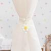 2PCS Drapery Cords Heart-shaped Curtain Tiebacks with Beads Curtain Tie Romantic Window Curtain Holders Mosquito Nets
