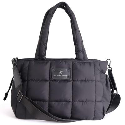 Grande Grace Damen Nylon-Tragetasche, Schwarz