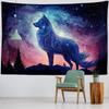 Animal Starry Sky Wall Tapestry Psychedelic Hippie Leopard Tiger Elk Bedroom Decoration Aesthetic Sofa Blanket Beach Towel
