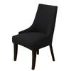 1/2/4/6pcs Leaves Jacquard Chair Cover Solid Color Elastic Dining Chair Slipcover Stretch High Back Armchair Case Home Decor