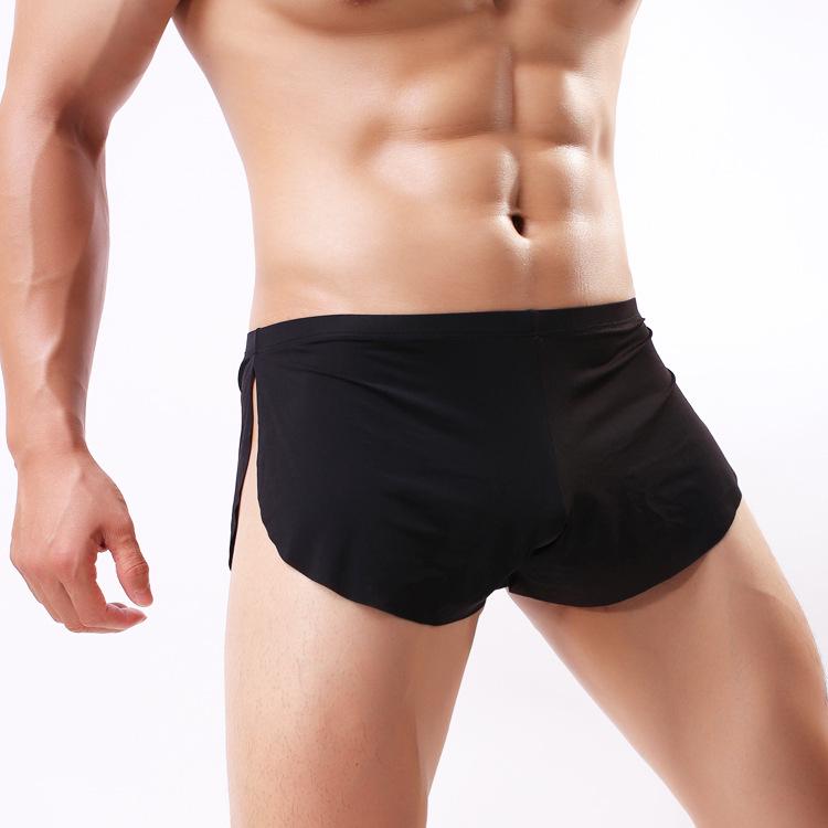 Unisex Ice Silk Casual Underwear with Customizable Label Options