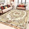 European Style Flower Carpets for Living Room Retro Decoration Home Carpet Hall Sofa Area Floor Mat Room Decor Large Rug