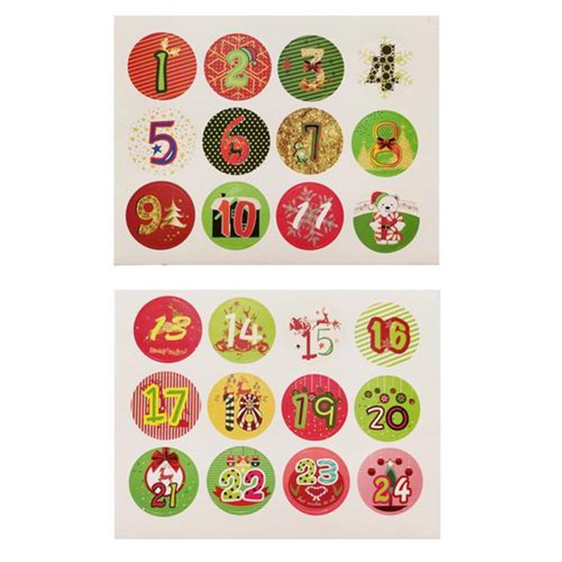 24pcs Advent Calendar Jute Bag For Filling - Fabric Bag Jute Bag And 1 to 24 Numbers Wood Buttons