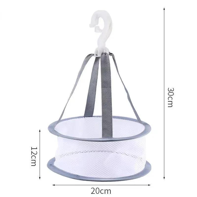 Clothes Drying Basket Hanging Sweater Net Pocket Thickened Anti-Deformation Cardigan Drying Rack Socks Drying Bag Double Layer