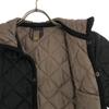 LAVENHAM Made In England Quilted Jacket 38 Black Cotton Filling Women Used