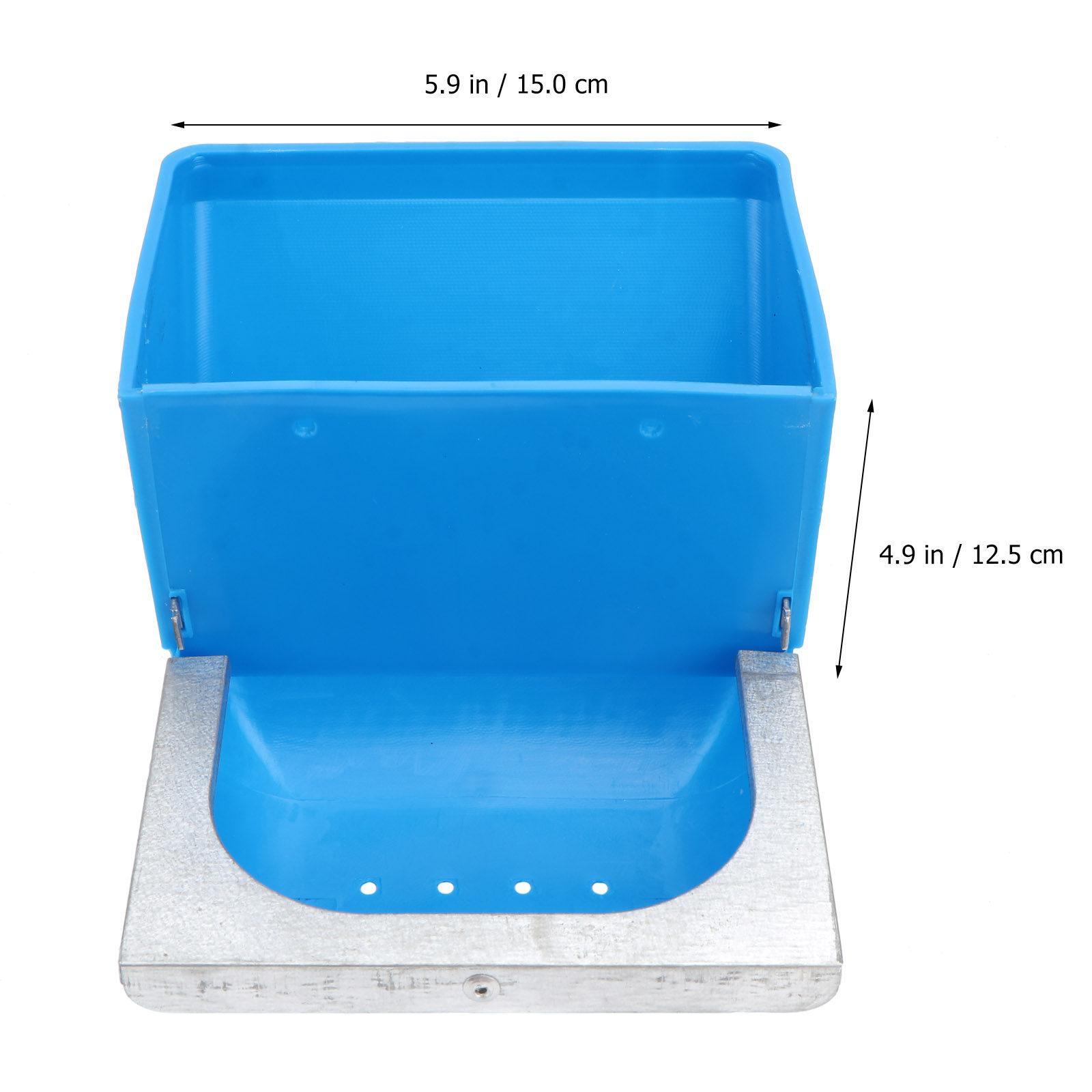 

3Pcs Fodder Pot Poultry Feed Pan Heavy Duty Chicken Feeder Bowl Clean Food Dispensing for Home and Commercial Poultry Farms Cage