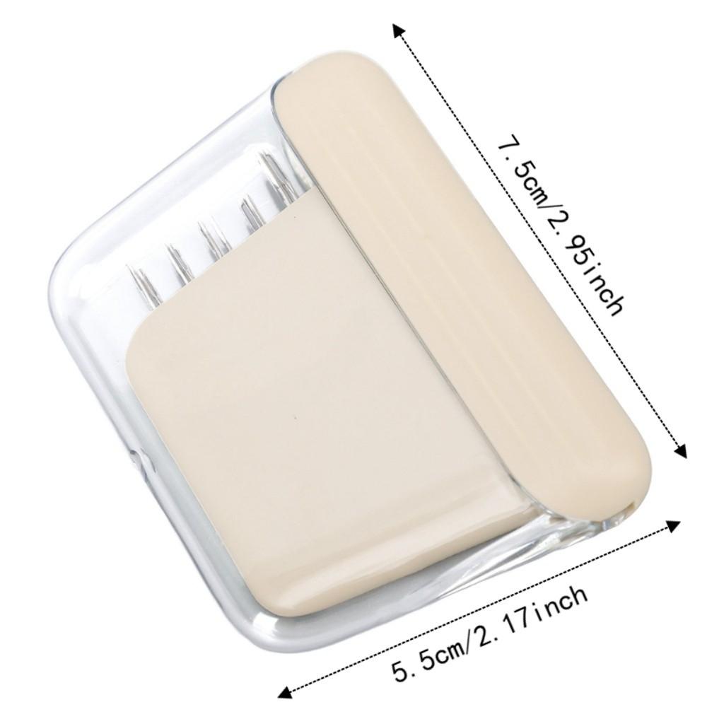 3Pcs Magnetic Closure Portable Sewing Needle Storage Box  For Art Crafts Repair