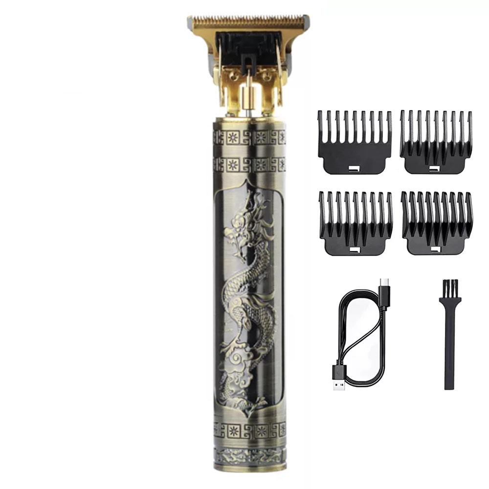 ספר גברים USB נטענת חשמלי זקן גוזם מדויק לגברים קוצץ שיער מקצועי גילוח