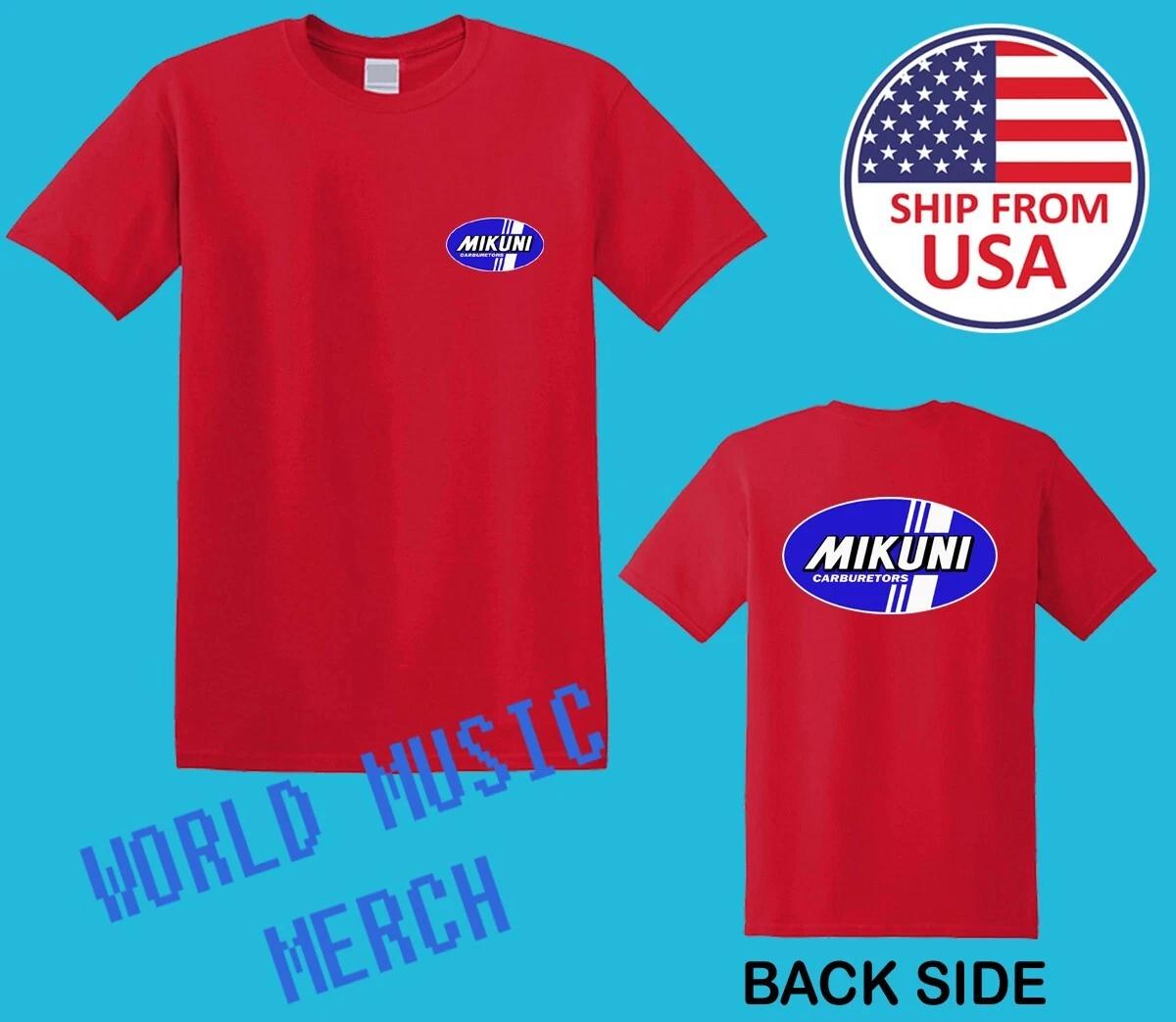 Mikuni Carburetors Racing Motorcycle Men s Red Size S-5XL 4XL