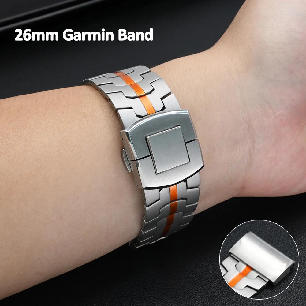 26mm Titanarmband für Garmin Fenix 8 51mm Enduro 3/2 Herrenarmband für Garmin Descent Mk3i 51mm Tactix 7 AMOLED QuickFit Armband