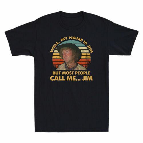 Ну, меня зовут Джим, но большинство людей называют меня Джим Комедия Ретро Мужская футболка Унисекс футболка XXXL
