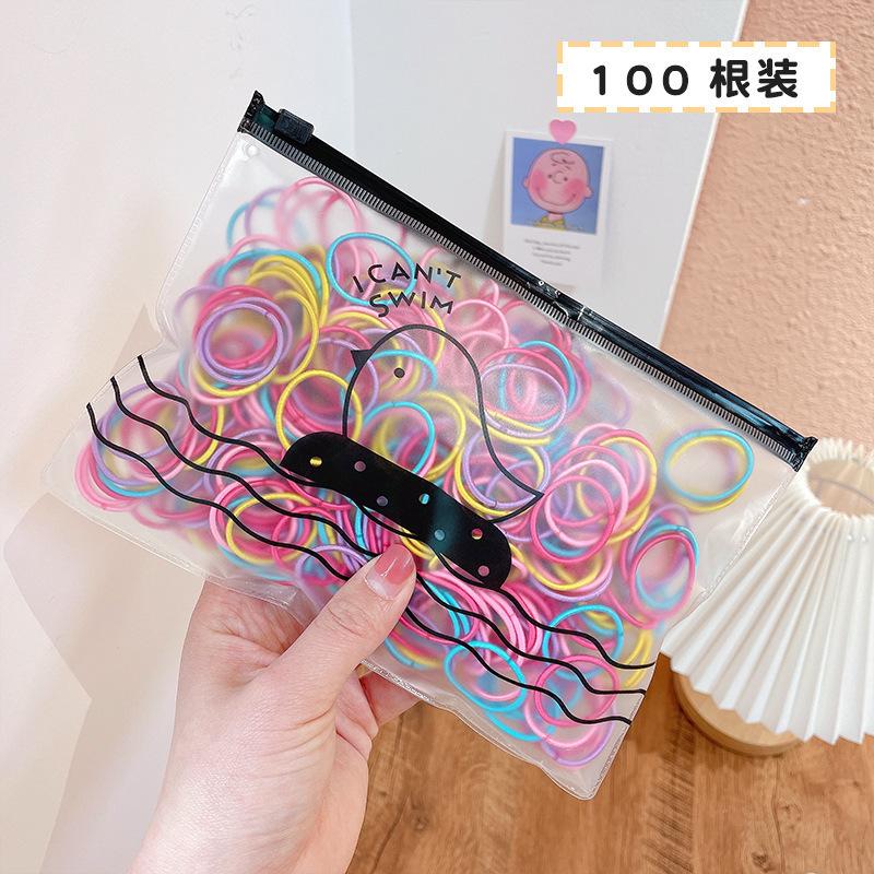 Children'S Baby Super Cute Rubber Band Tied Hair Small Does Not Hurt Hair Girl Cartoon Princess Headgear Hair Rope Flower