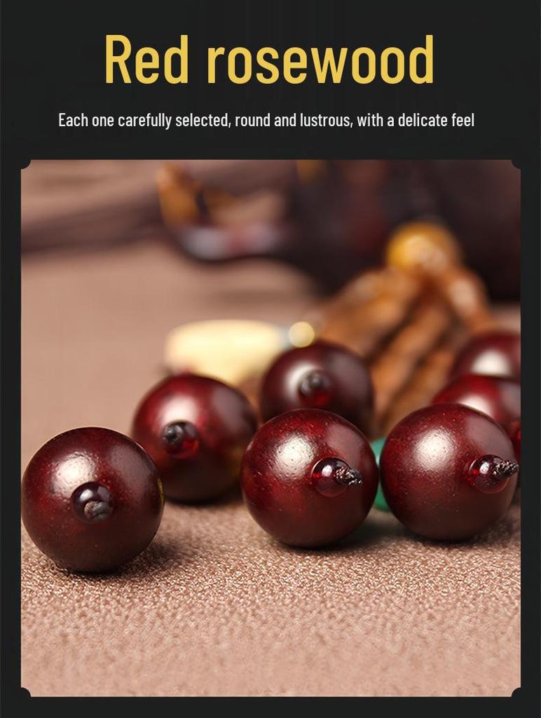 Peach Wood Gourd Car Pendant - Rearview Mirror Hanging Ornament for Safe Travel.