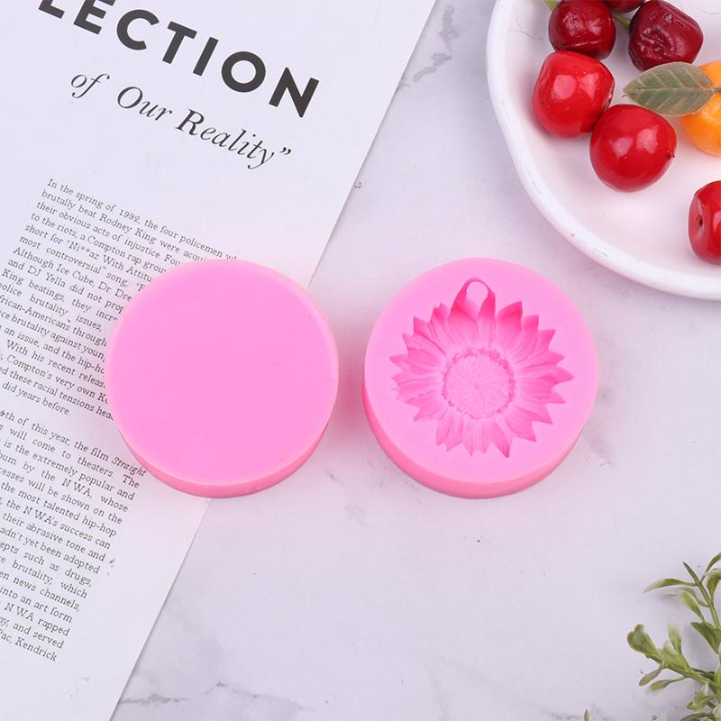 1Pc 3D Sunflower Silicone Mold Soap Gypsum Aromatherapy Diy Baking Tools Plaster Home Decor Clay Resin Art Crafts