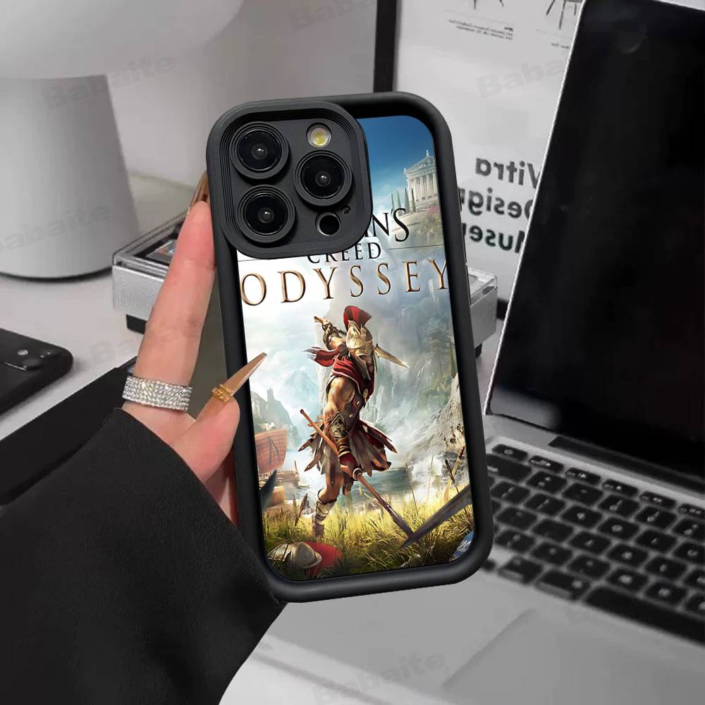 

Game A-Assassins Creed S-Shadows Phone Case For IPhone 17 16 15 14 13 12 11 Air Plus Pro Max Soft Back Cover iPhone 15 plus