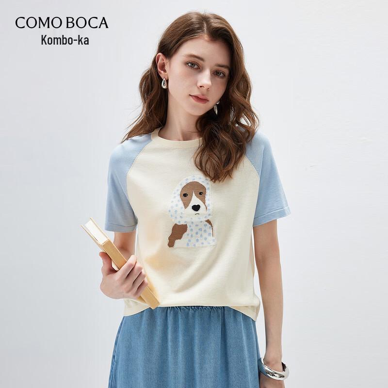 

Kemeng Boka 2026 Spring/Summer Women s Short Sleeve Knitted T-Shirt XL