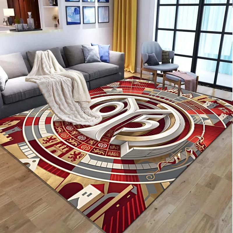 05 1FSV Mainz 05 Pattern Rug, Indoor/Outdoor Mat, for Picnic, Gameroom, Bedroom, Office, Living Room, Home Decor Carpet, Birthday Gift