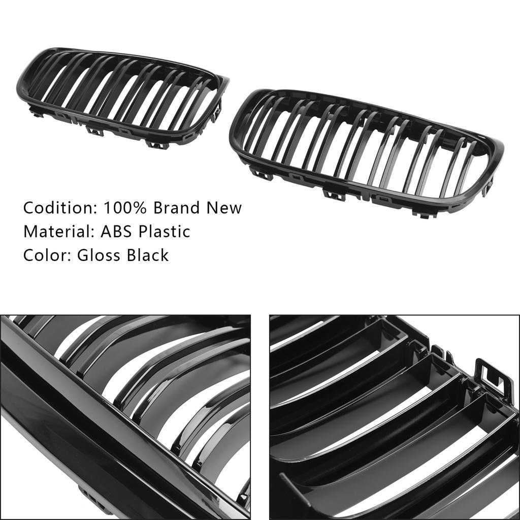 Gloss Black Front Grill Grille Fit BMW 2 Series Gran Tourer F45 F46 2015-2018