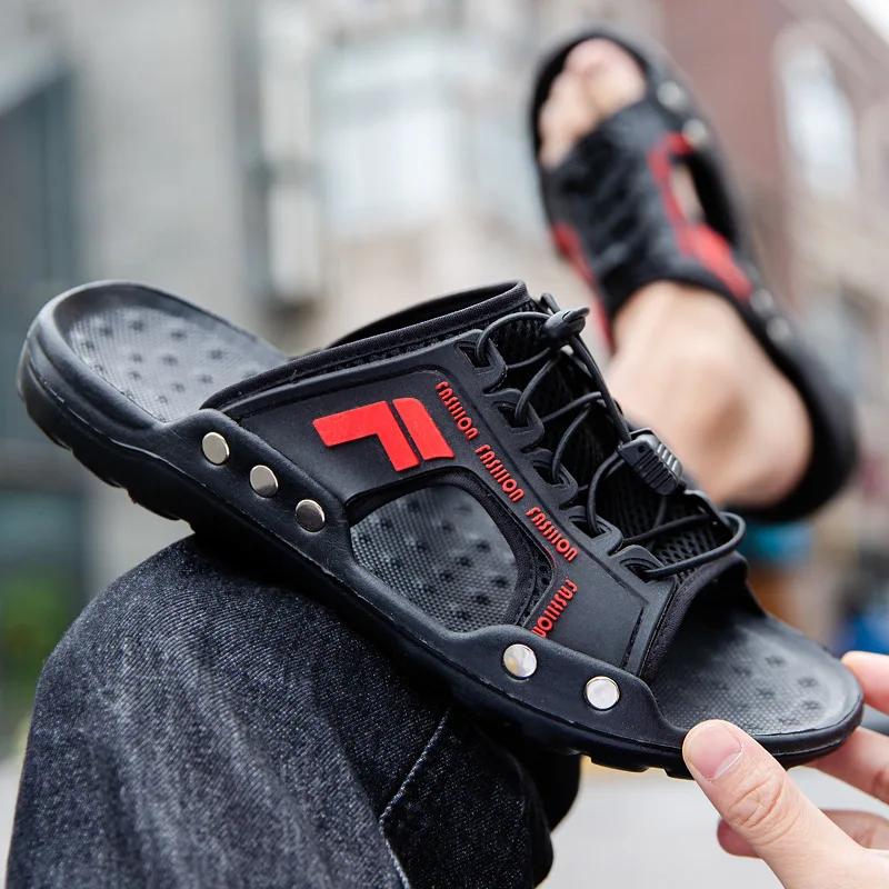 Men's Sandals Fashion Designer Soft Men Slippers Outdoor Beach Shoes Anti-slip Comfortable Men Flip Flops Slippers for Men