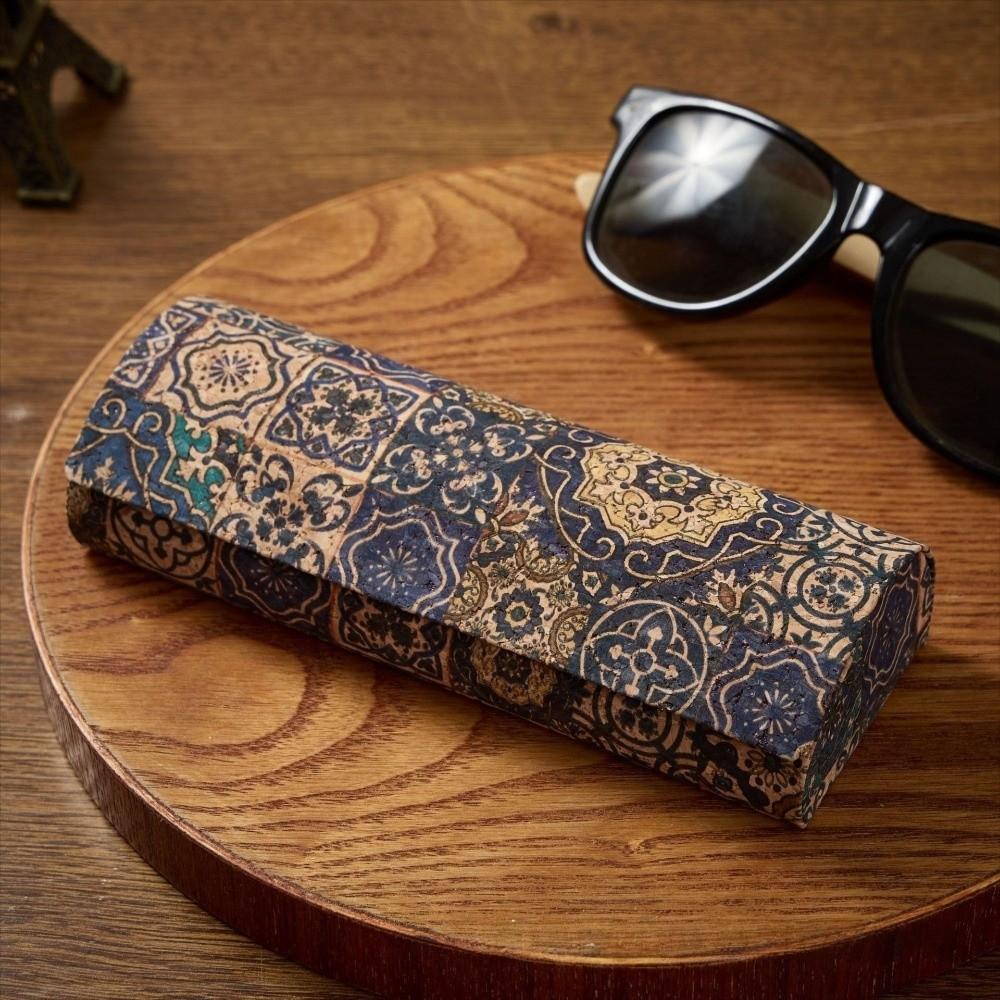Exotic Pattern Glasses Box Anti-pressure Sunglasses Storage Box Vintage Glasses Case Women