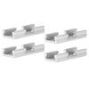 4pcs Aluminum Alloy Woodworking Cross Track Connector Aluminum Alloy Track Connector  Woodworking