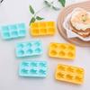 6 Grids Silicone Ice Cube Mold Flexible Rabbit Ice Cube Tray Creative Ice Ball Mold Kitchen Tool