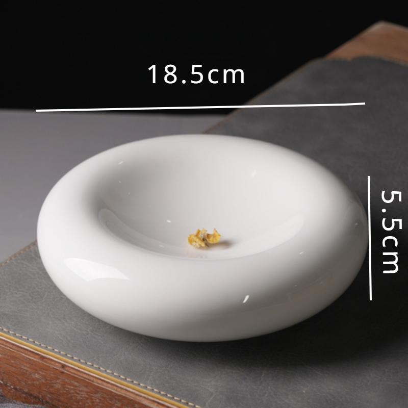

Креативная круглая керамическая тарелка с двухслойной изоляцией, западная обеденная тарелка, белая, персонализированная, ресторанная суповая тарелка