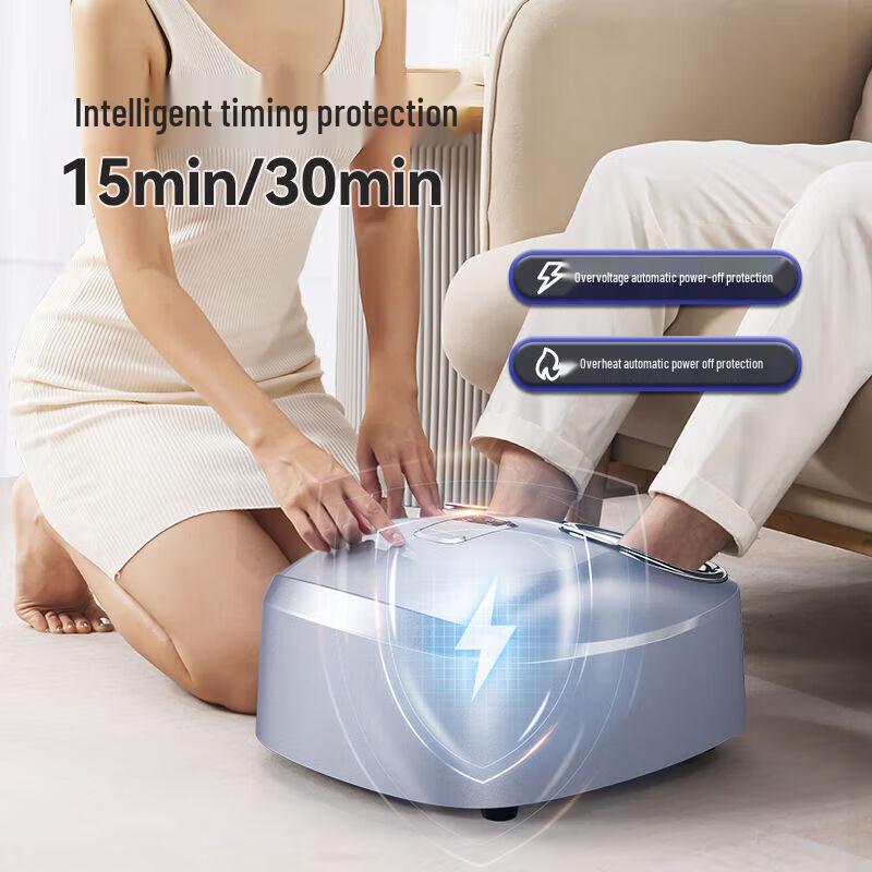 Aux Automatic Foot Massager with Heat & Air Compression CN Plug (adapter Included)