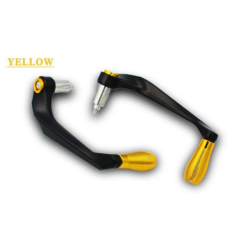 

Универсальный мотоциклетный ЧПУ анти-падающий щиток для рук из сплава руль тормозной рычаг сцепления щиток для рук протектор модификация аксессуары жёлтый