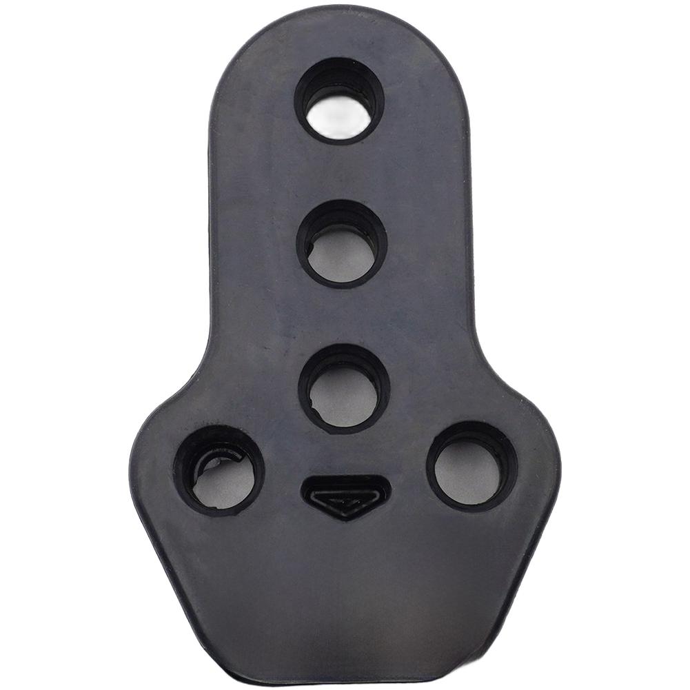 Vehicle Exhaust Pipe Mount Rubber Hanger 7 Hole 11mm Diameter Noise Absorber