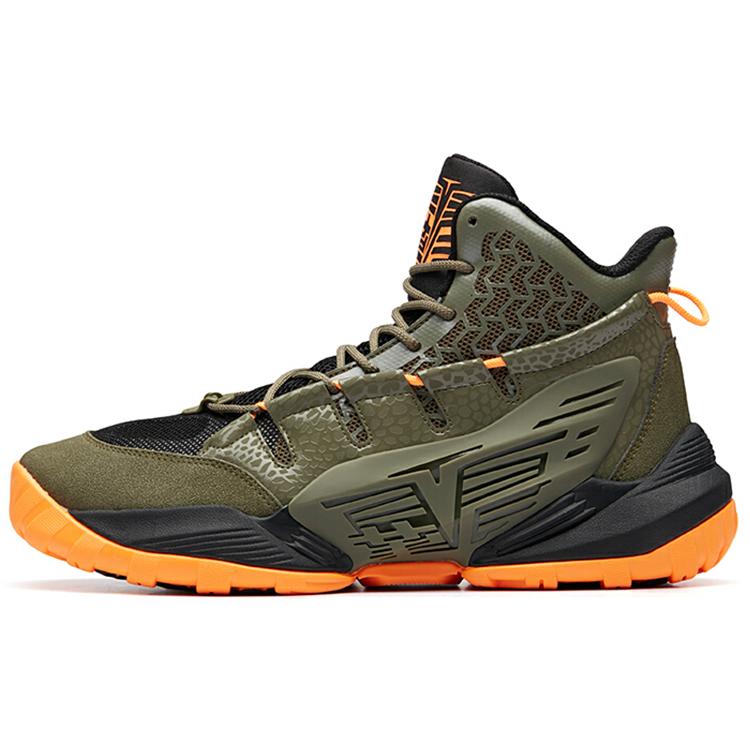 

New Anta Bastard High Top Vintage Basketball Shoes Men s Khaki Green 91911122-4 39