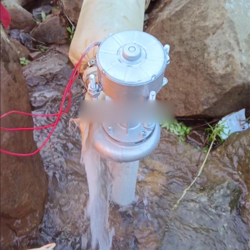 Home-use Miniature Hydroelectric Generator, Tilting Hydroelectric Generator, Aluminum Alloy Belt Generator 220V