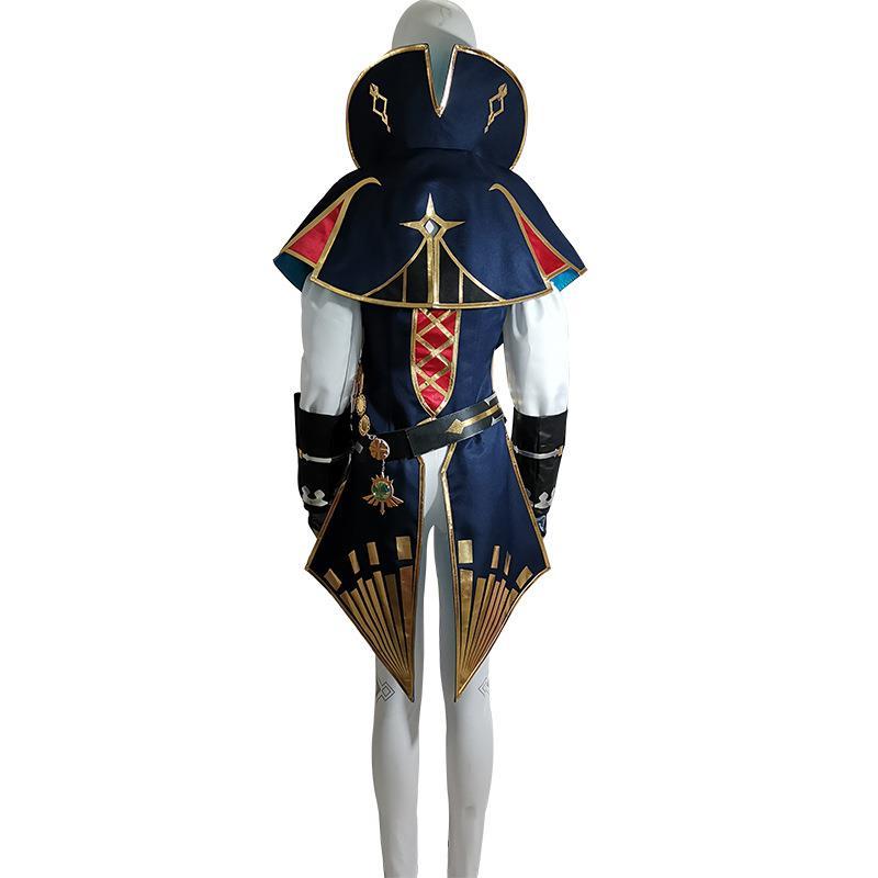 Cosplay Jean Cosplay Costume Halloween Party Dress Women Anime Game  Costume Wig Shoes Props