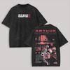 Tricou spălat pentru iubitorii de anime Red Dead Redemption Îmbrăcăminte pentru tot anul calitate înaltă personalitate Haine Mărime Mare Unisex Model Nou Tricou pentru Cupluri