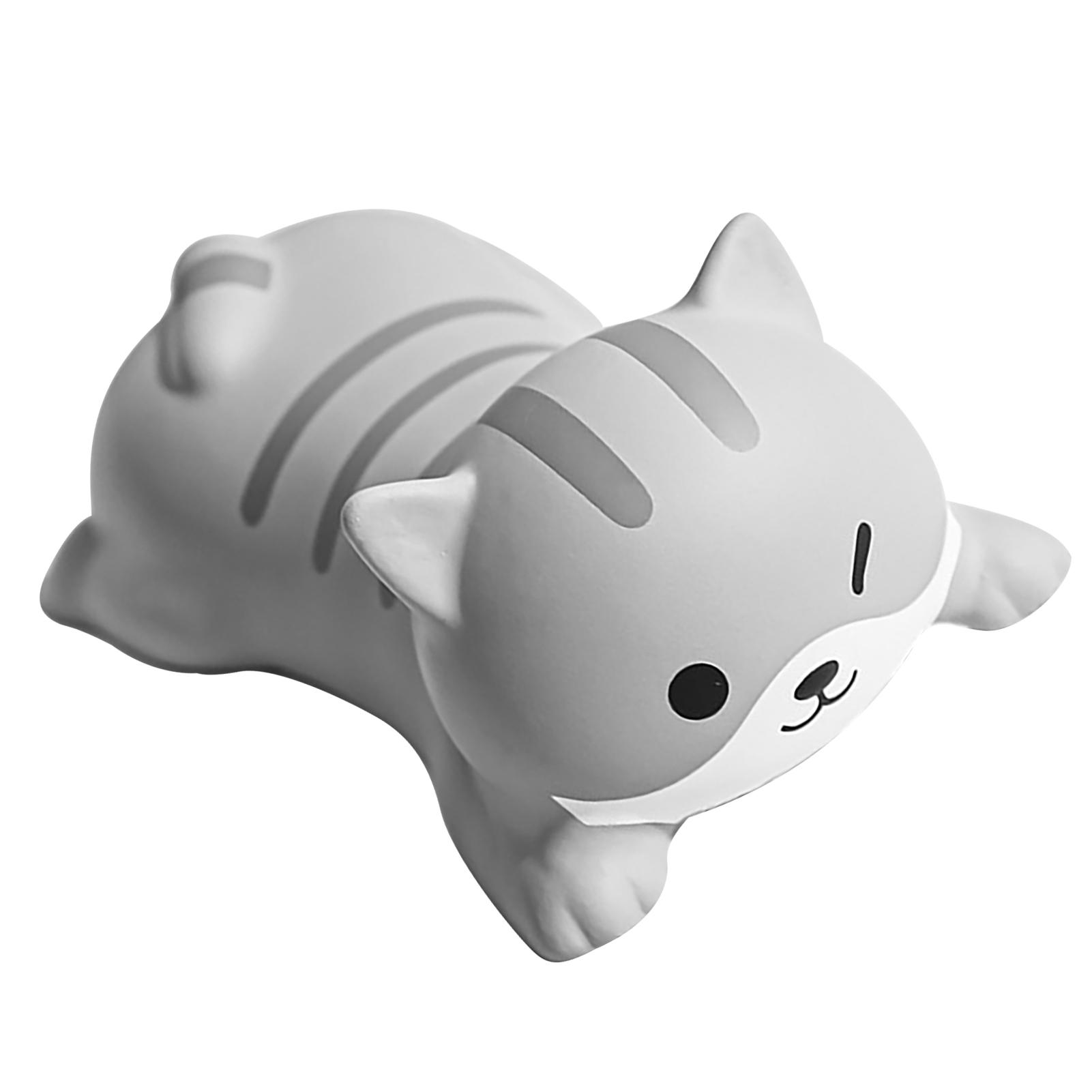 

Подставка для запястья клавиатуры в мультяшном стиле с животными, мягкая и удобная, снимающая усталость подставка для запястья клавиатуры серый