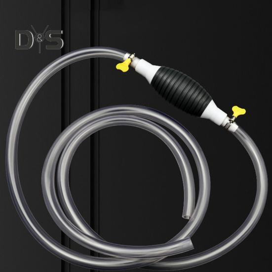 Mehrzweck-Flüssigkeitsabsaugpumpe, tragbare manuelle Kraftstofftransferpumpe mit Hochdurchflussschlauch, wiederverwendbare Öl-Kraftstoff-Siphonpumpe