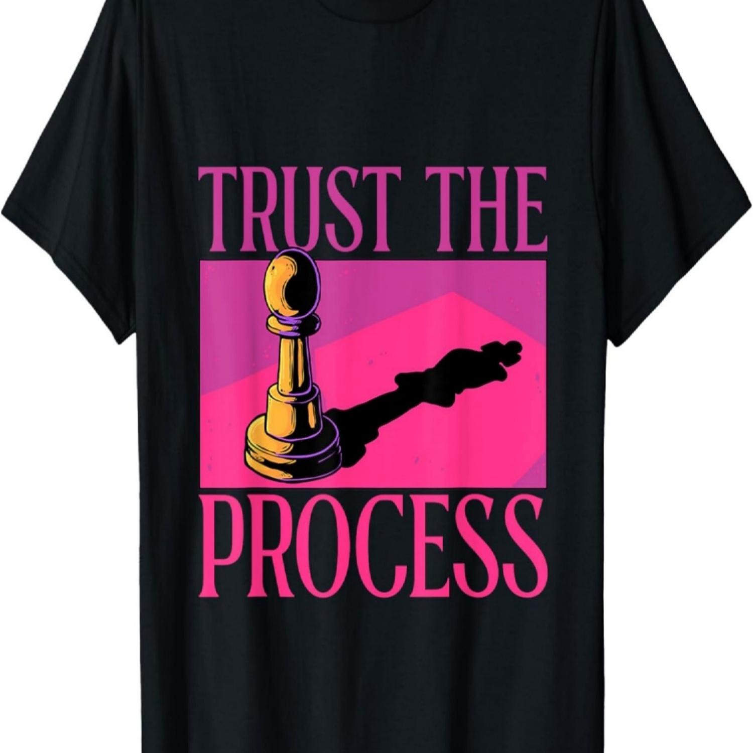 

Trust the Process - Pawn to Queen Evolution T-Shirt XXXXXL чорний