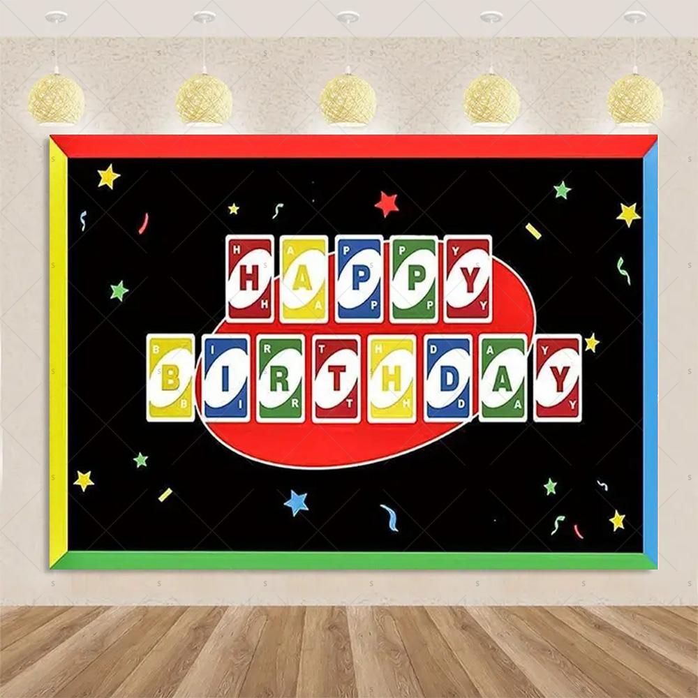 Decorazioni Festa di Compleanno a Tema Carte da Gioco Striscione Sfondo Casinò Dado da Poker Sfondo Scintillante Forniture Oggetti di Scena per Fotografia