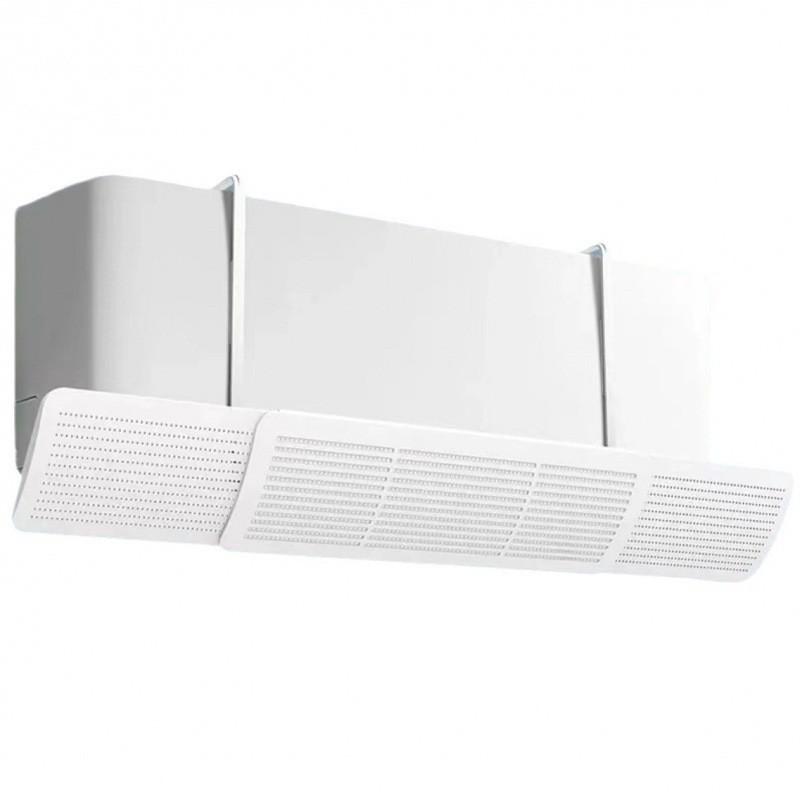 Adjustable No-Drill Air Conditioner Windshield Deflector