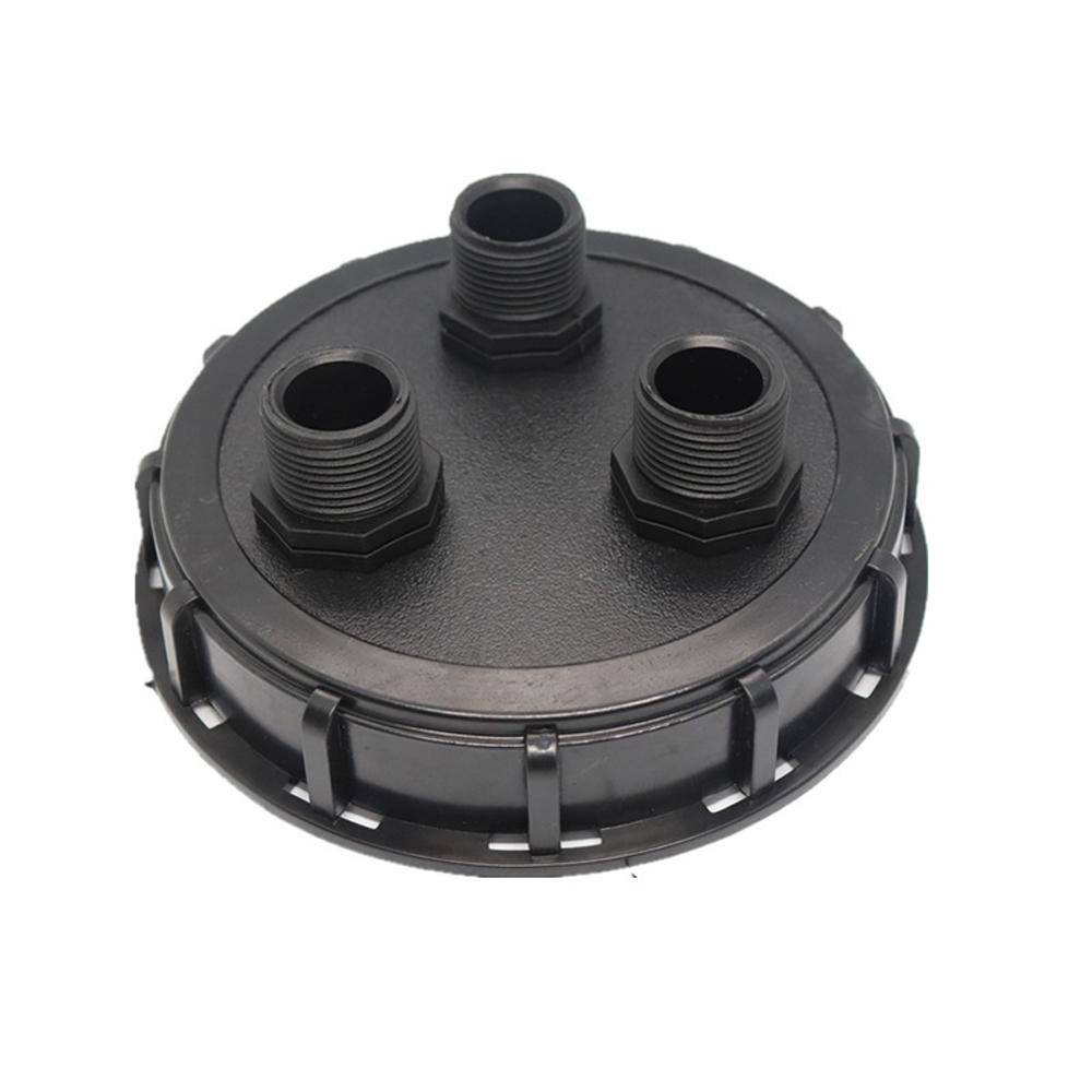 IBC Belüftungsdeckel 163mm Durchmesser Mit 1 Zoll Außengewinde Kunststoff IBC Tankadapter IBC Tankadapter Kappe IBC Tonne Kunststoffabdeckung