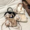 Fashiable Plush Crossbody Bag for Daily Commuting Versatile Single Shoulder Bag Korean Versi Cute Handle Bag