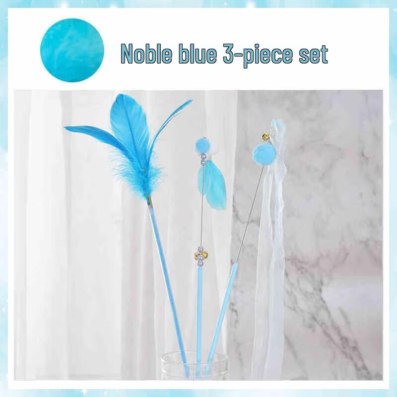 Fairy Feather Cat Wand Toy Set