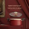 Huoxiang Sapphire Enamel Micro-Pressure Soup Pot
