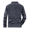 Men Spring Autumn Slim Vintage Style Corduroy Jacket Casual Zipper Long Sleeve Outwear