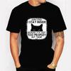 Men's T-shirt Sometimes I Stay Inside Funny Cat Cartoon T Shirt Oversized Men Women Tshirt Black Kitten Graphic Shirt Men Tshirt