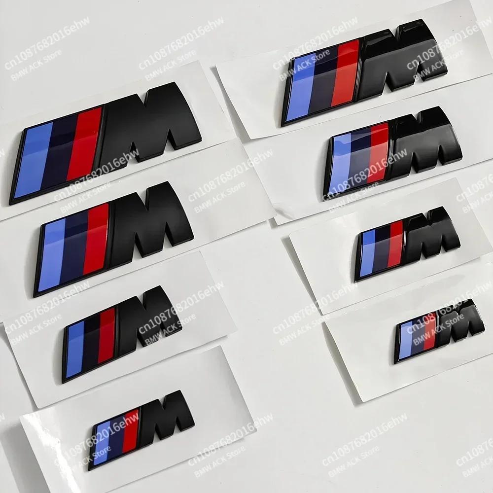 For BMW 1 SF203D ABS M Logo Car Body Side Badge Body Rear Trunk Decor Sticker Car Modification Accessorie For All BMW M Power X1 X3 X5 X7 E71