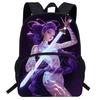 Hunters Demon Kpop Cartoon School Backpack Durable Material Anti Shock Students